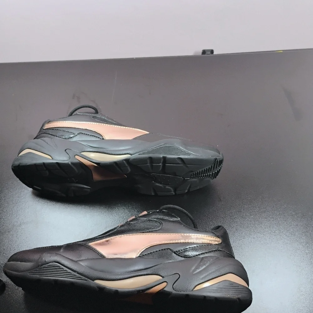 Puma Thunder Electric Sneakers Rose Gold Black Size 9